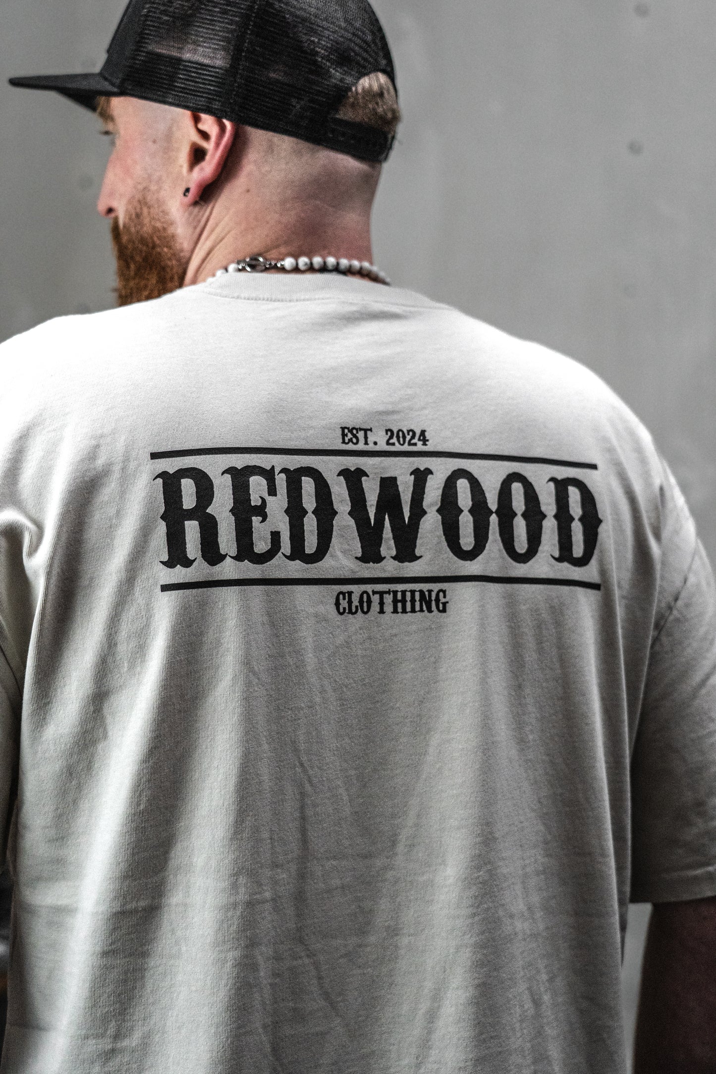 REDWOOD CLASSIC TEE FADED BONE