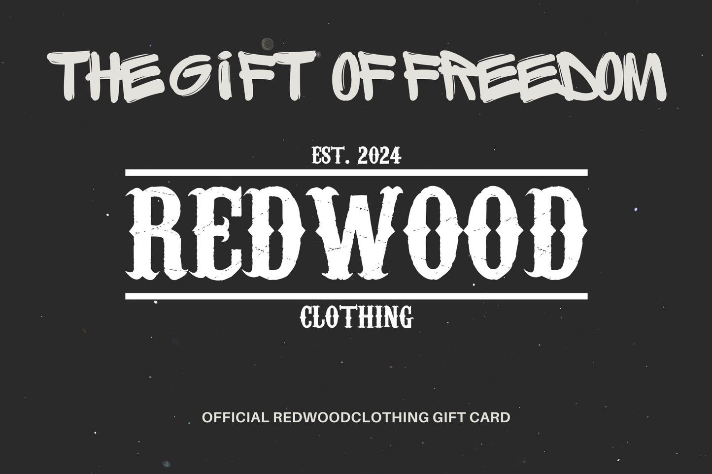 THE GIFT OF FREEDOM - Gift Cards