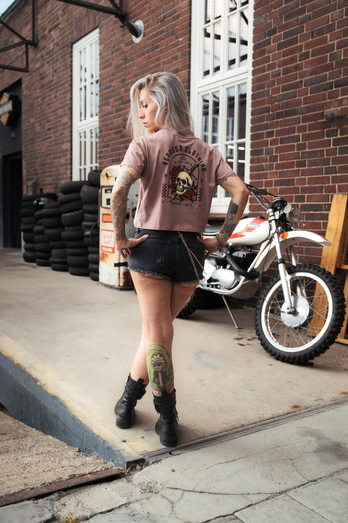 PUSH PAST LIMITS CROP TOP HAZE PINK