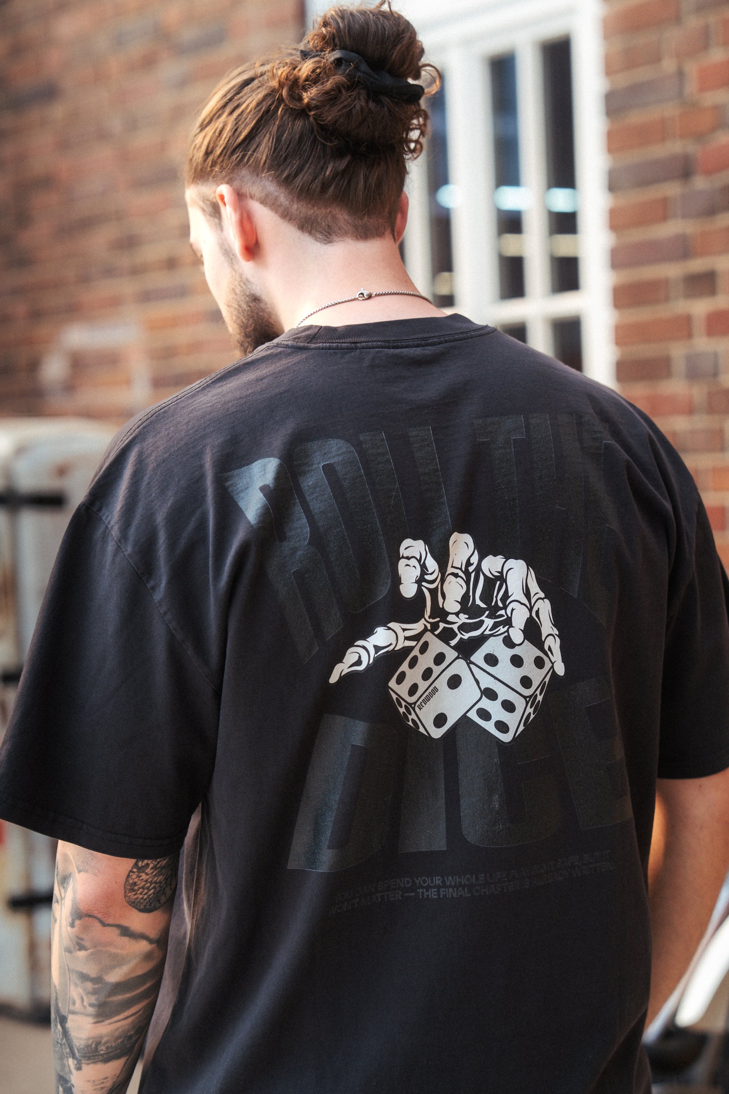 ROLL THE DICE TEE FADED BLACK