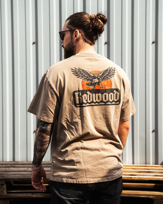EAGLE OVERSIZED TEE KHAKI