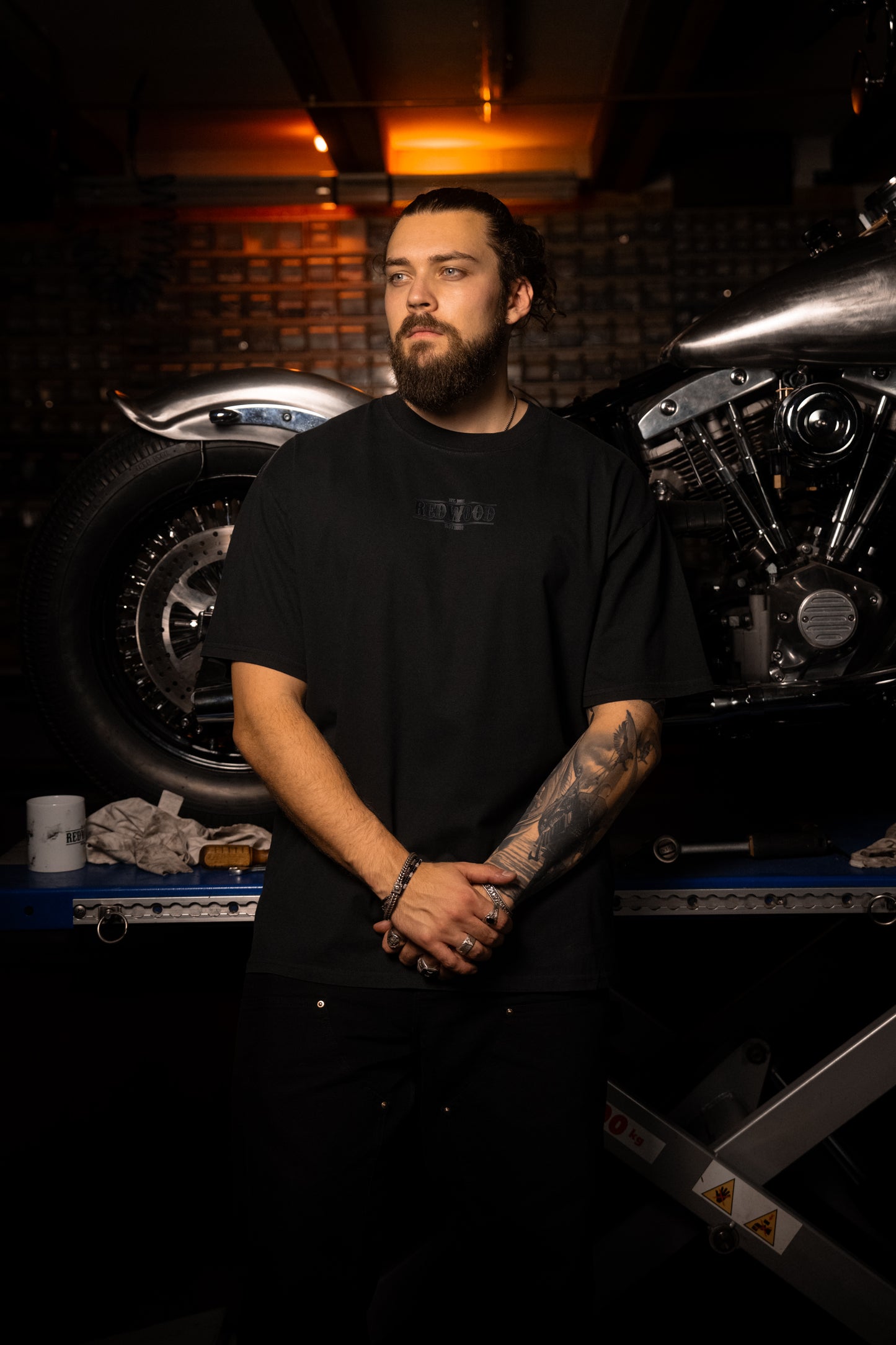 REDWOOD CLASSIC TEE BLACK