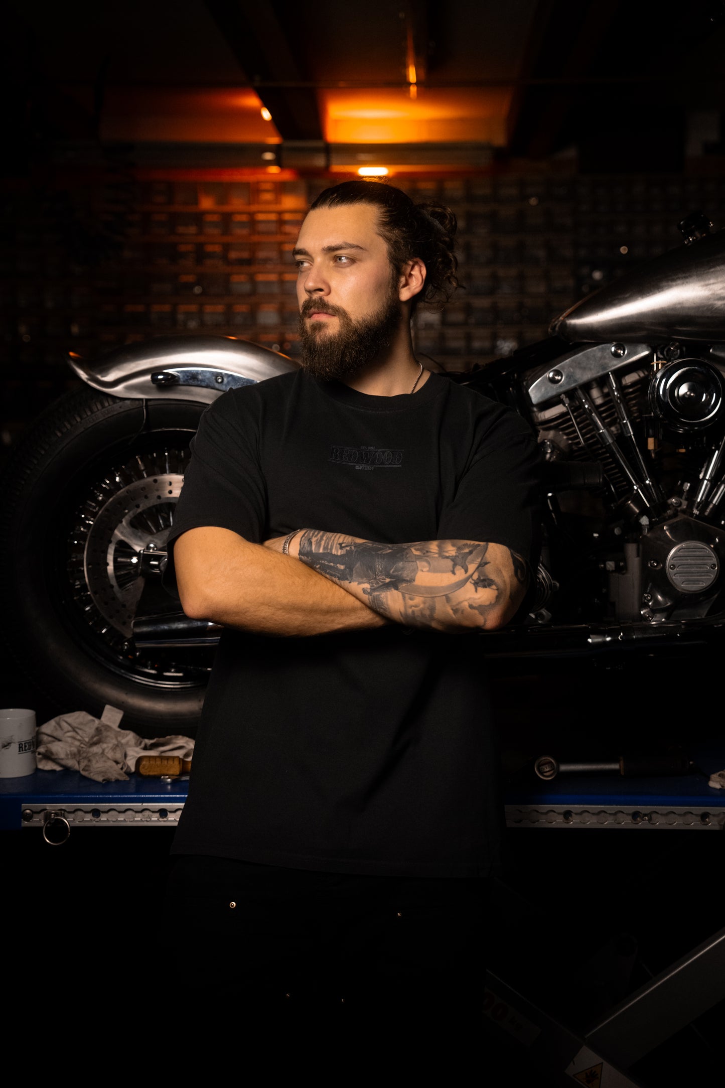 REDWOOD CLASSIC TEE BLACK