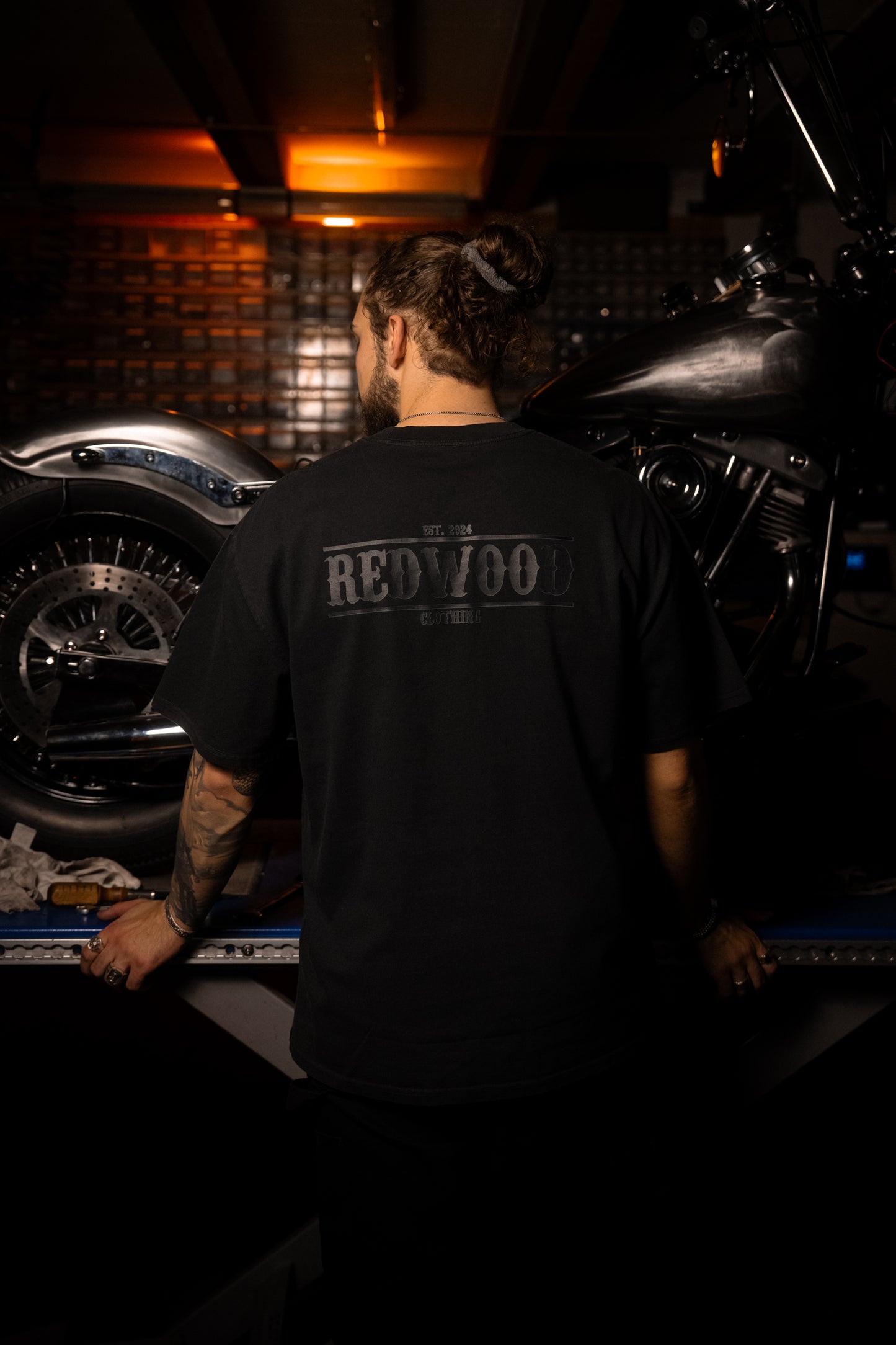 REDWOOD CLASSIC TEE BLACK