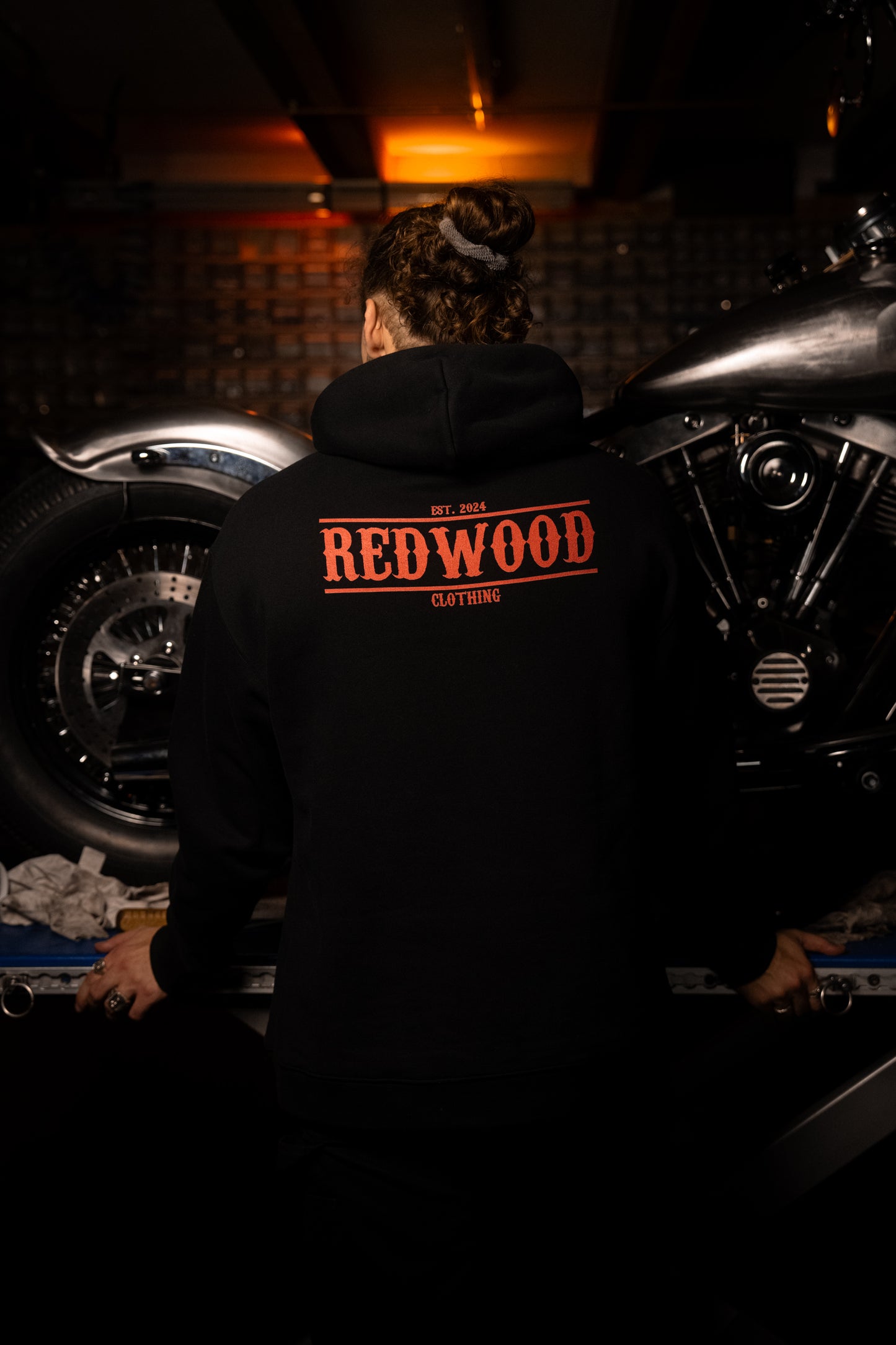 Redwood Classic Oversized Hoodie RED