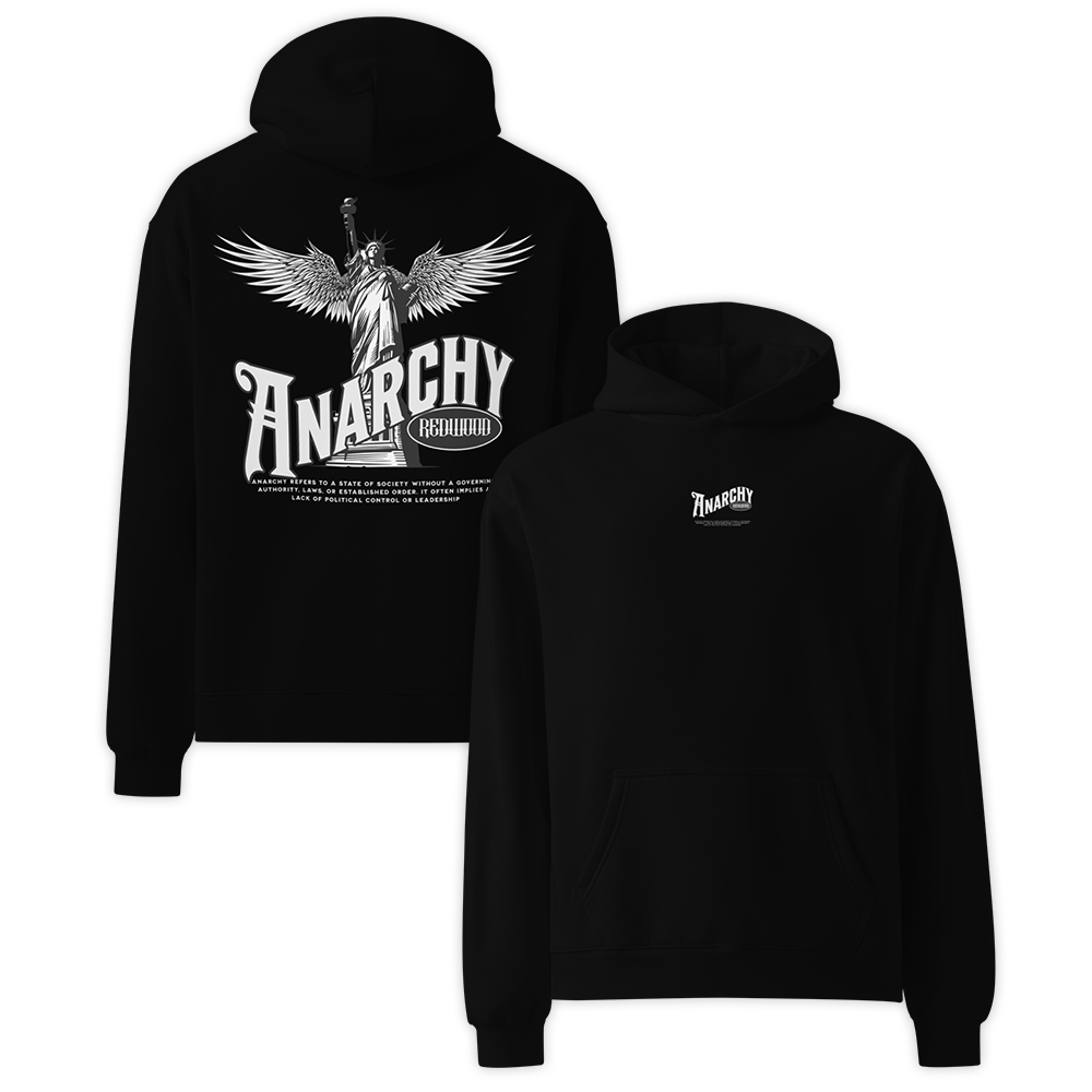 ANARCHY HOODIE BLACK