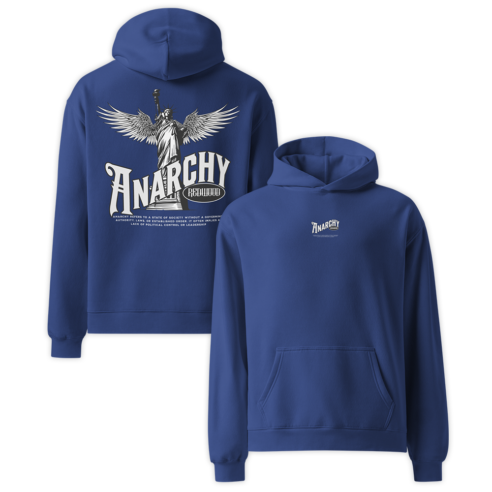 ANARCHY HOODIE ROYAL BLUE