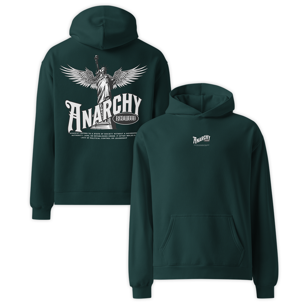 ANARCHY HOODIE PINE GREEN