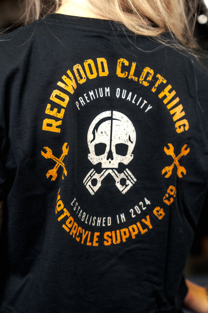 MOTORCYCLE SUPPLY CROP TEE