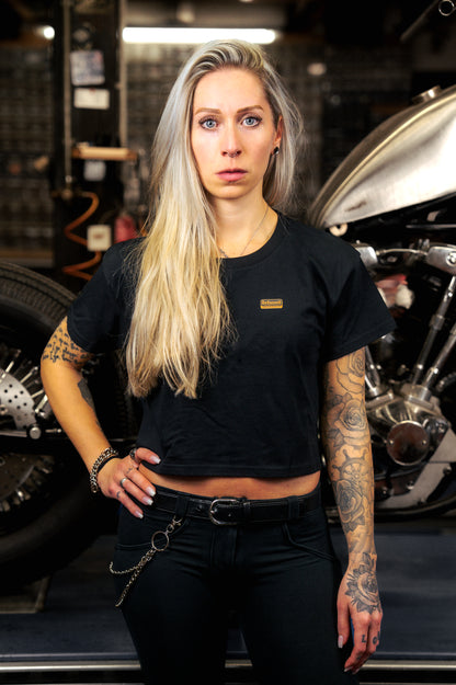 MOTORCYCLE SUPPLY CROP TEE