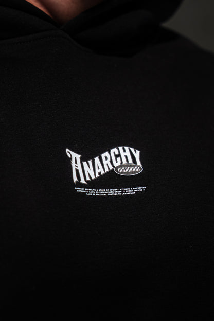 ANARCHY Oversized Hoodie BLACK
