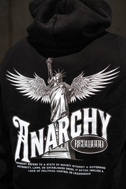 ANARCHY Oversized Hoodie BLACK