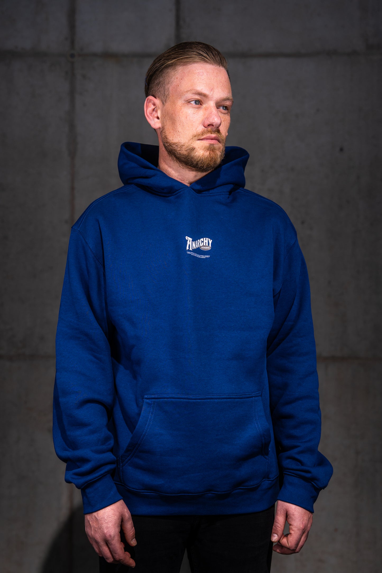 ANARCHY Oversized Hoodie ROYAL BLUE