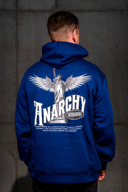 ANARCHY Oversized Hoodie ROYAL BLUE