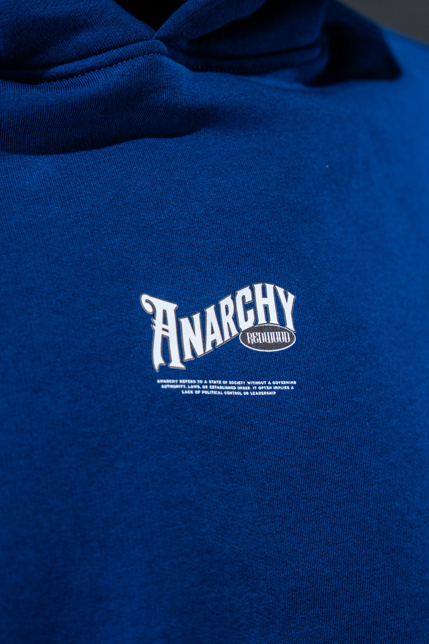 ANARCHY Oversized Hoodie ROYAL BLUE
