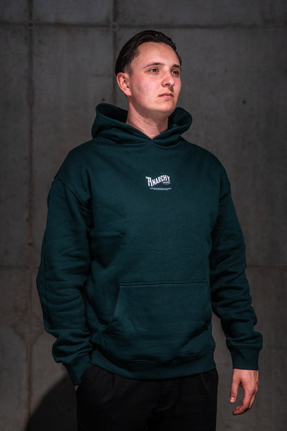 ANARCHY Oversized Hoodie PINE GREEN