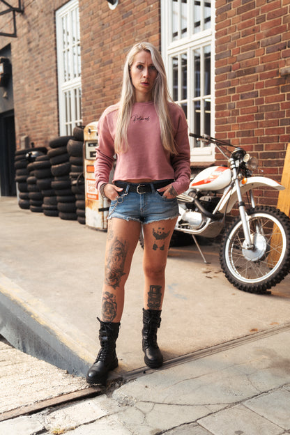 SIGNATURE CROP SWEAT