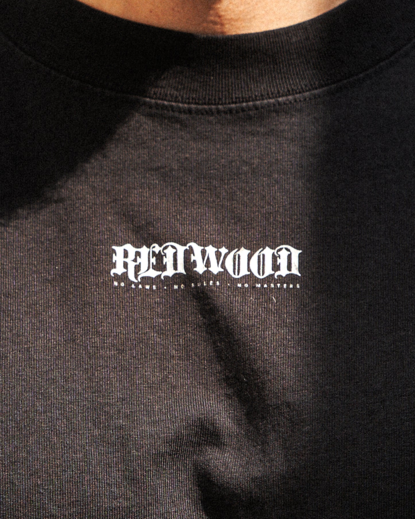 EAGLE OVERSIZED TEE FADED BLACK
