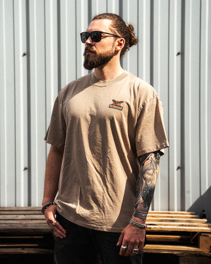 EAGLE OVERSIZED TEE KHAKI