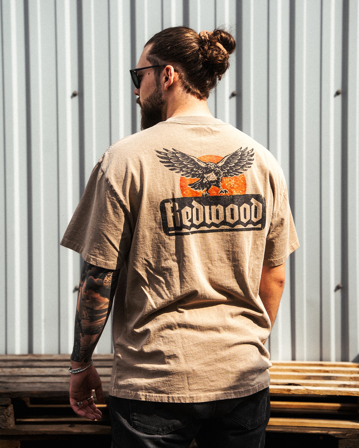 EAGLE OVERSIZED TEE KHAKI