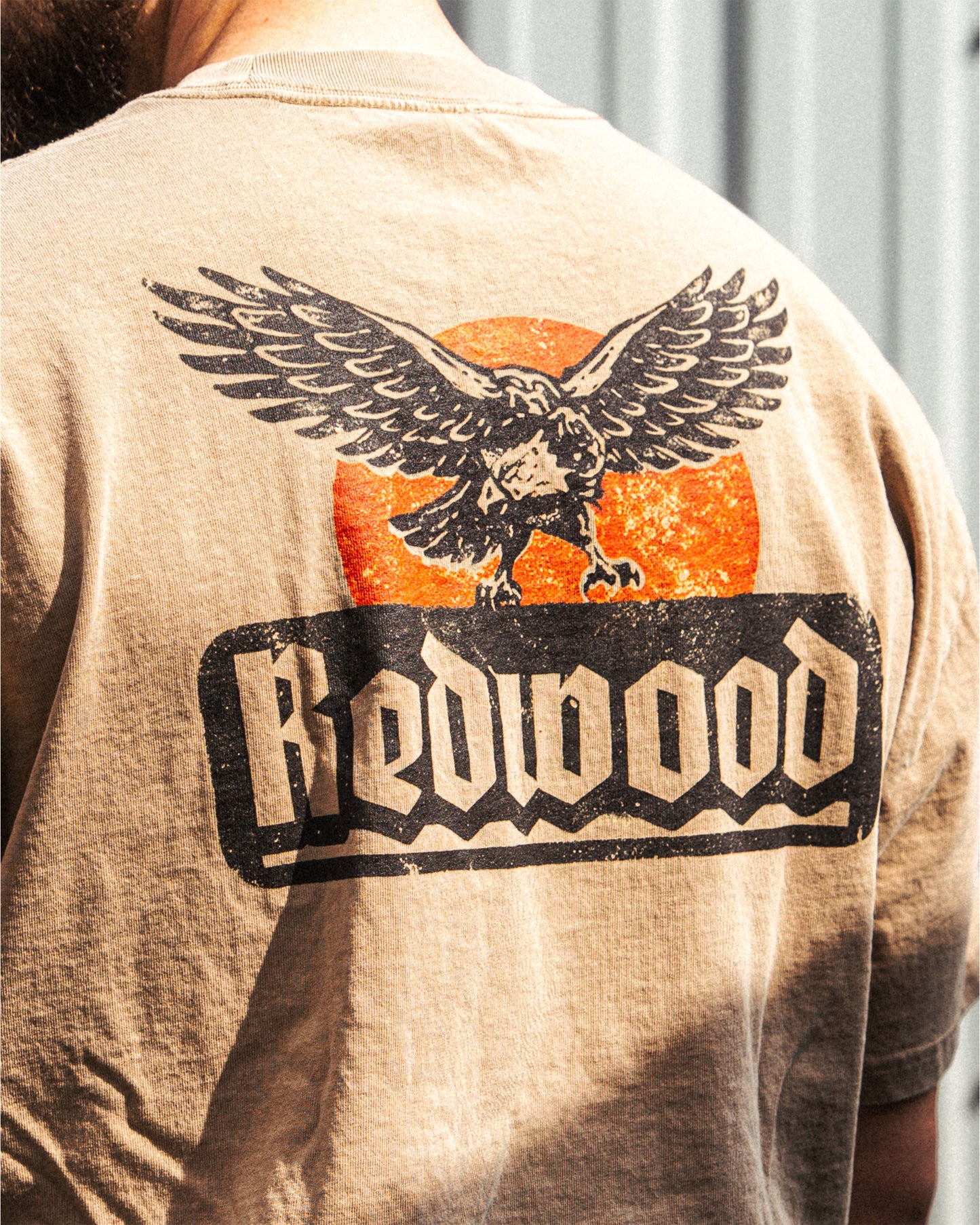 EAGLE OVERSIZED TEE KHAKI