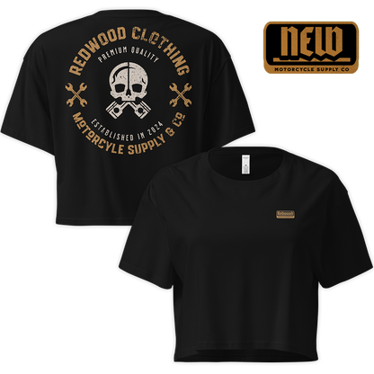 MOTORCYCLE SUPPLY CROP TEE