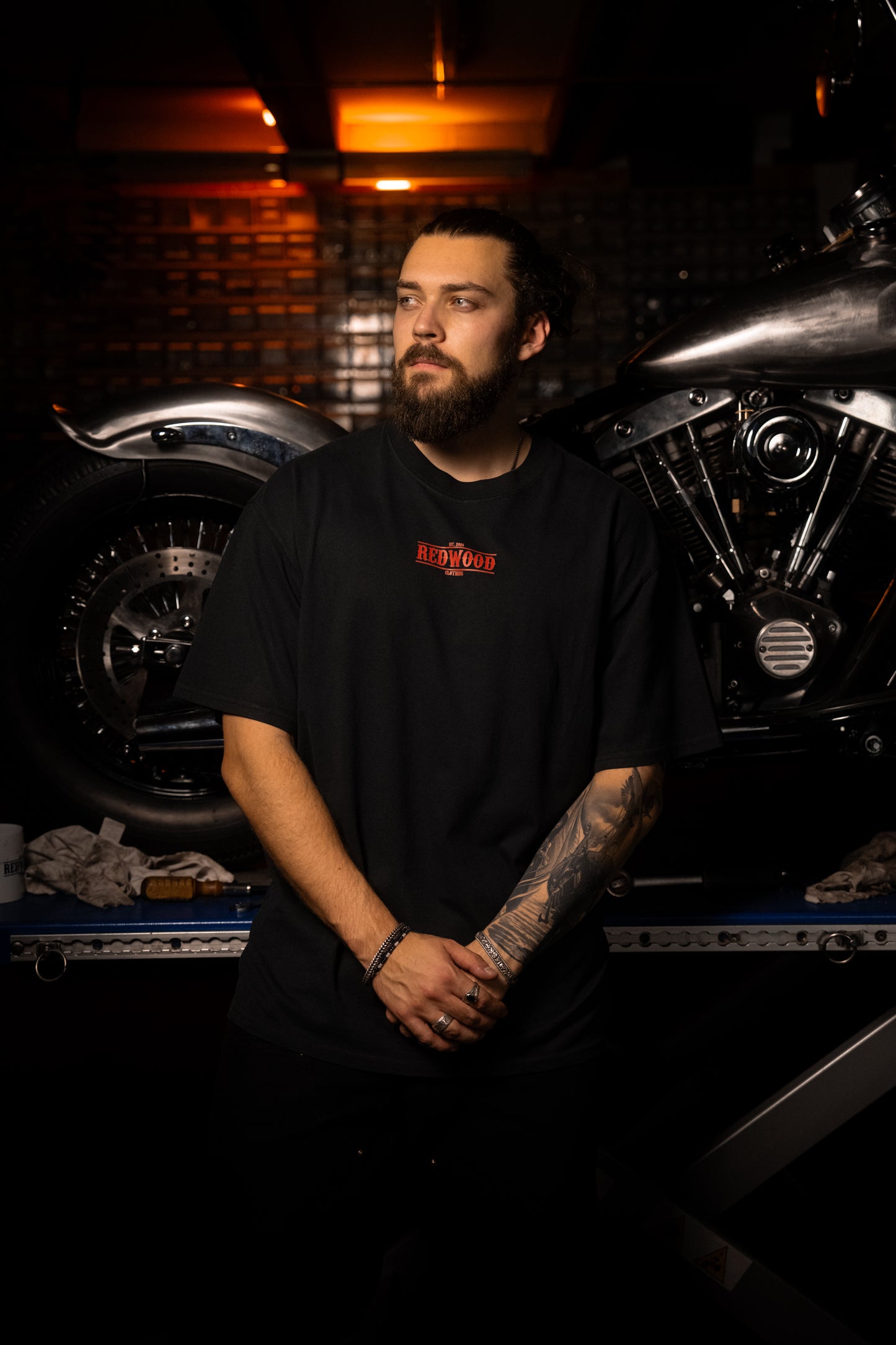 REDWOOD CLASSIC TEE RED