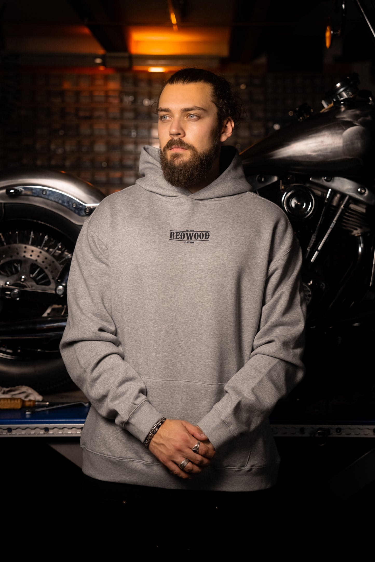 REDWOOD CLASSIC HOODIE GREY