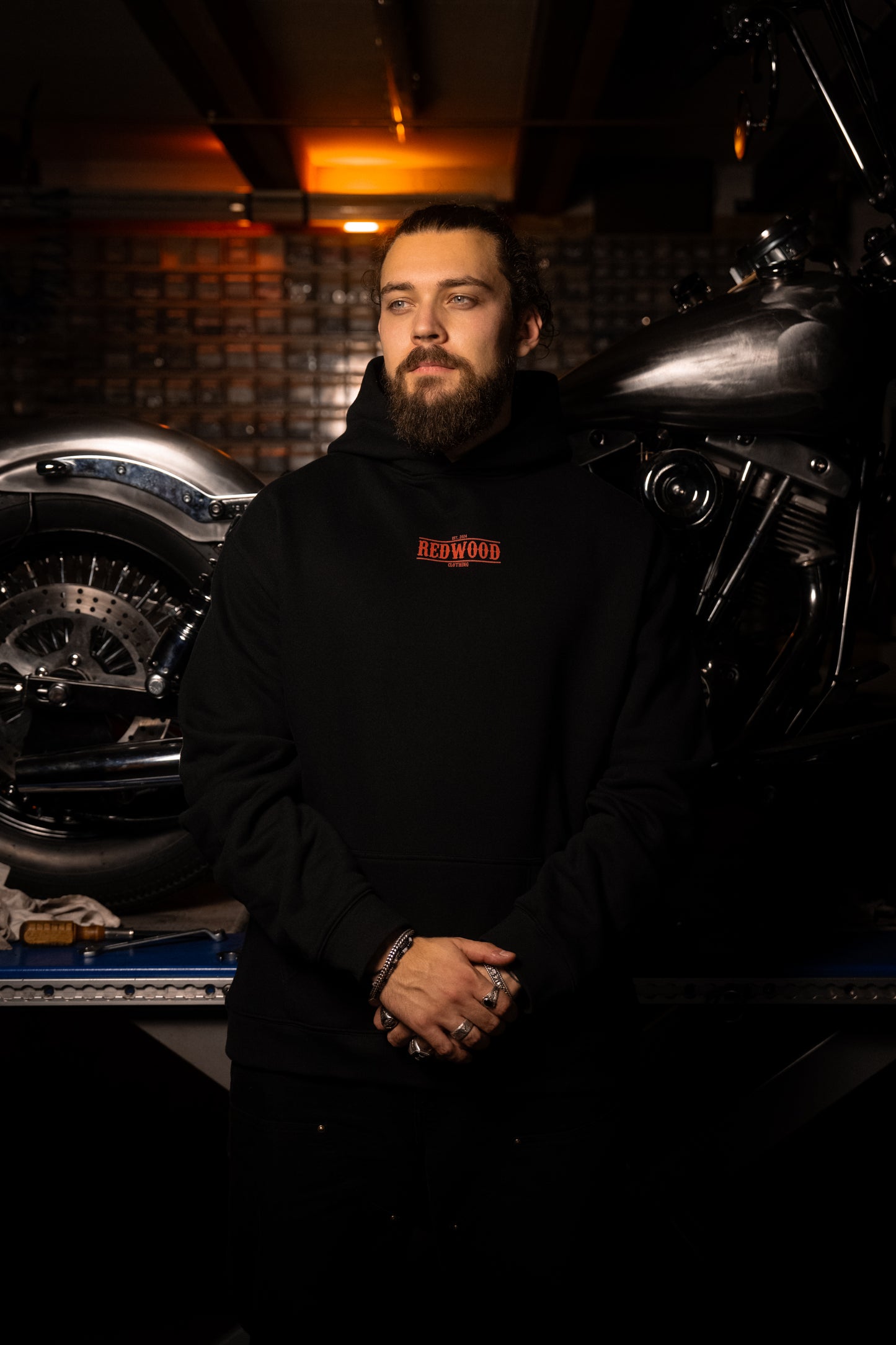 Redwood Classic Oversized Hoodie RED