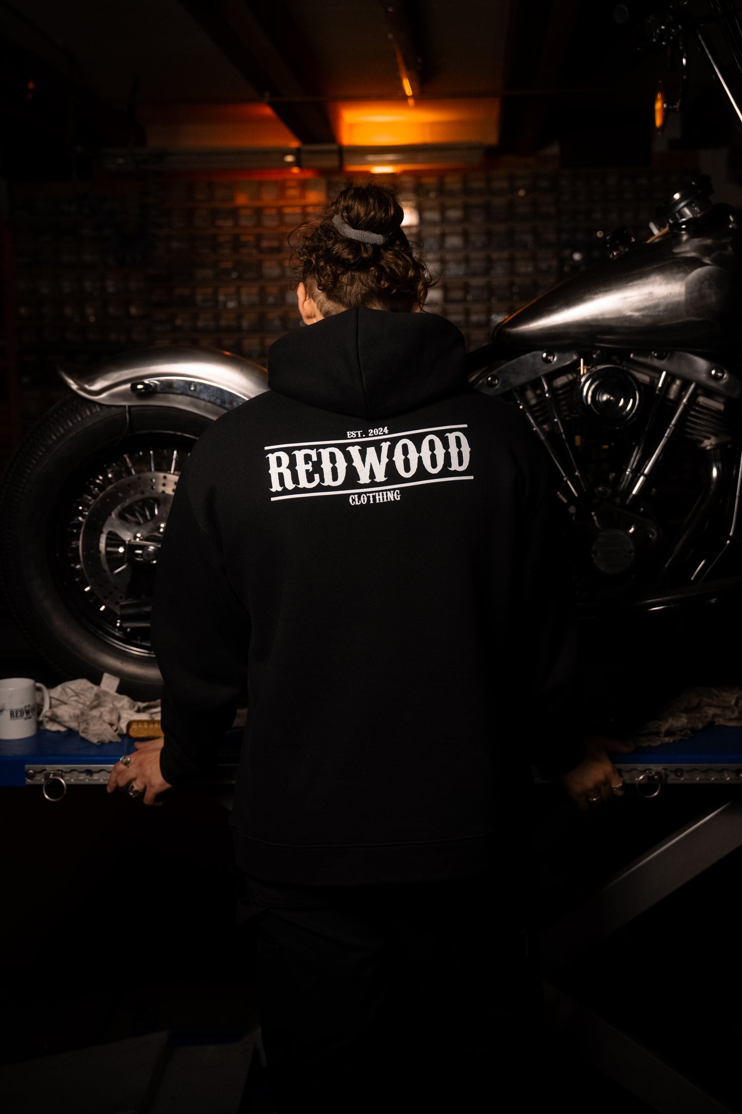 REDWOOD CLASSIC HOODIE WHITE