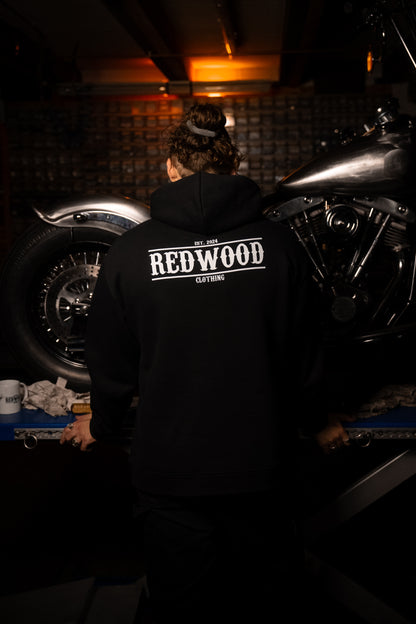 REDWOOD CLASSIC HOODIE WHITE