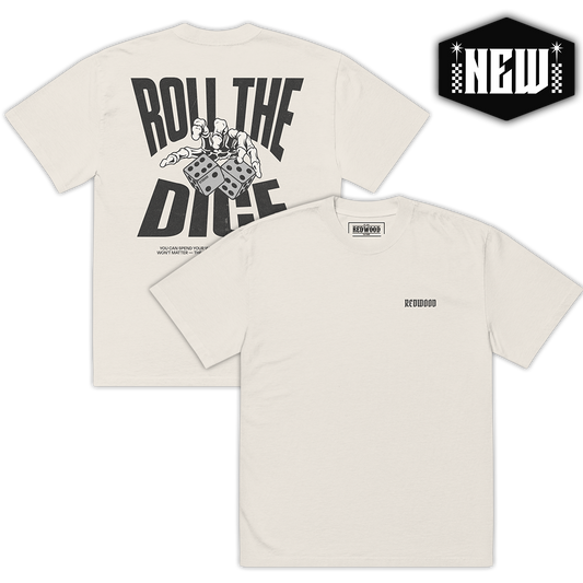 ROLL THE DICE TEE FADED BONE