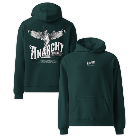 ANARCHY HOODIE PINE GREEN