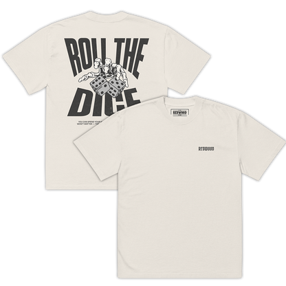 ROLL THE DICE TEE FADED BONE